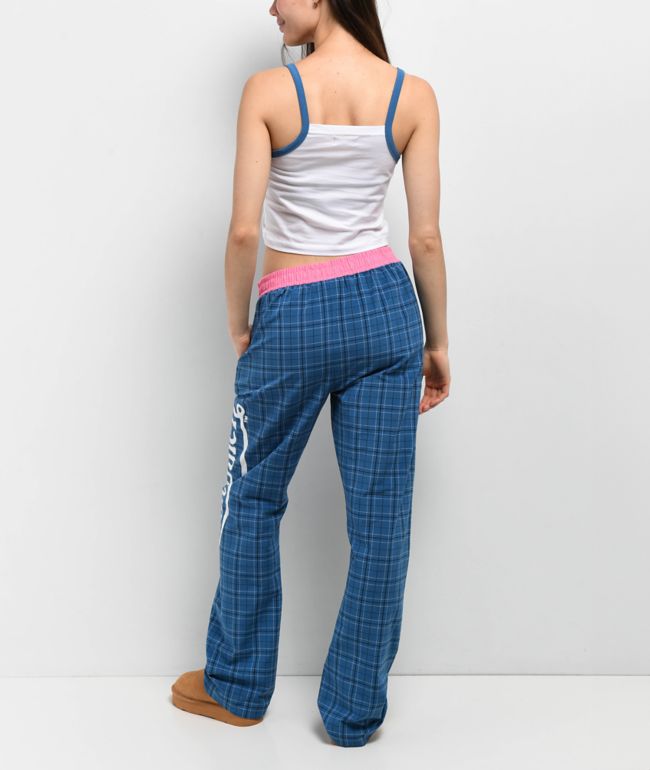 Von Dutch Blue Plaid Lounge Set - thumbnail 2