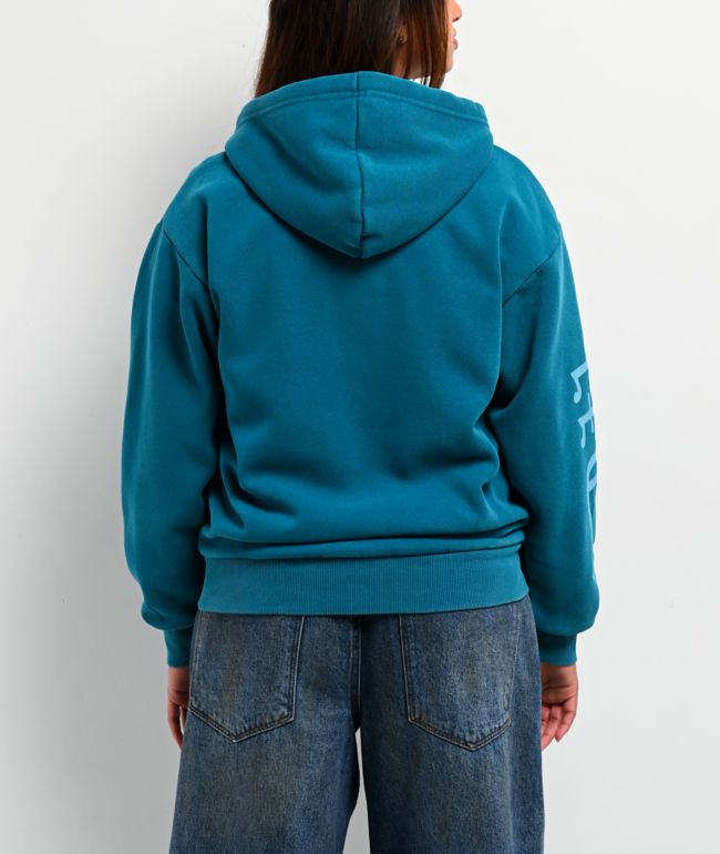 Von Dutch Blue Wash Zip Hoodie - thumbnail 2