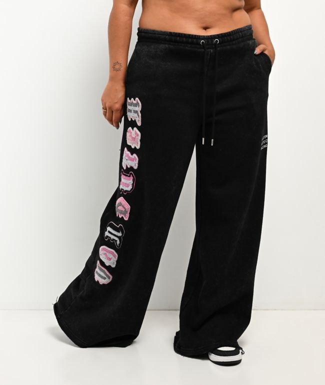 Von Dutch Mineral Black Sweatpants - thumbnail 3