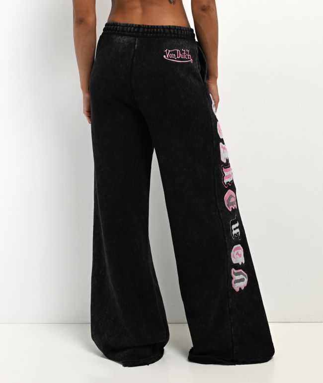Von Dutch Mineral Black Sweatpants - thumbnail 2