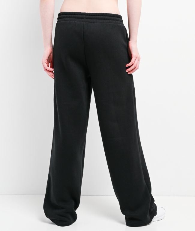 Von Dutch Patch Black Wide Leg Sweatpants - thumbnail 2