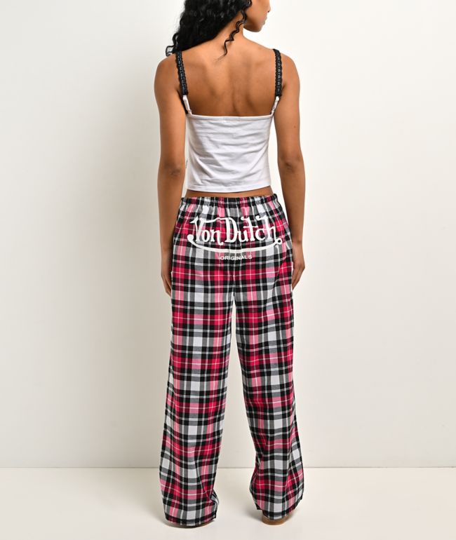 Von Dutch Plaid Pink Lounge Set - thumbnail 2