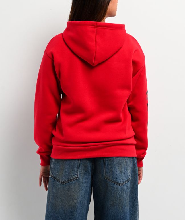 Von Dutch Red Zip Hoodie - thumbnail 2