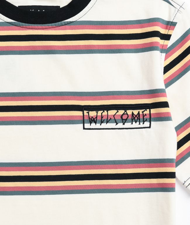 Welcome Baja Stripe Ivory T-Shirt - thumbnail 3