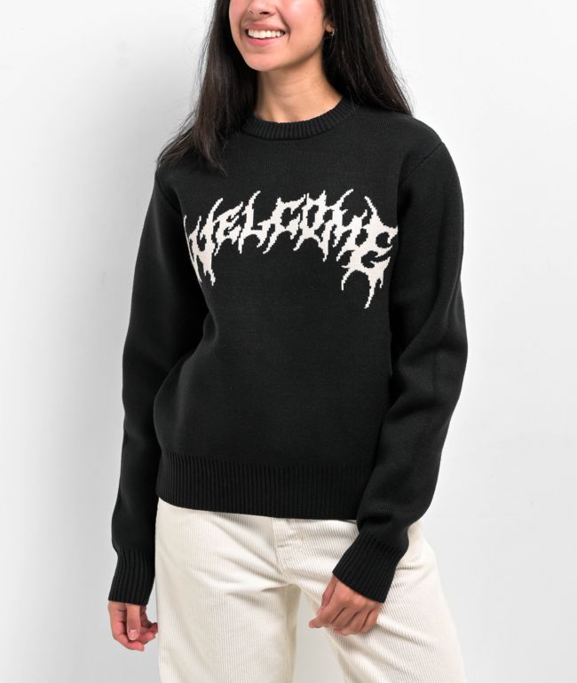 Welcome Barb Black Sweater