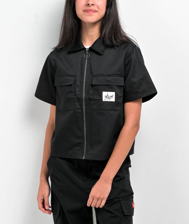Welcome Nephilim Black Short Sleeve Work Shirt - thumbnail 3