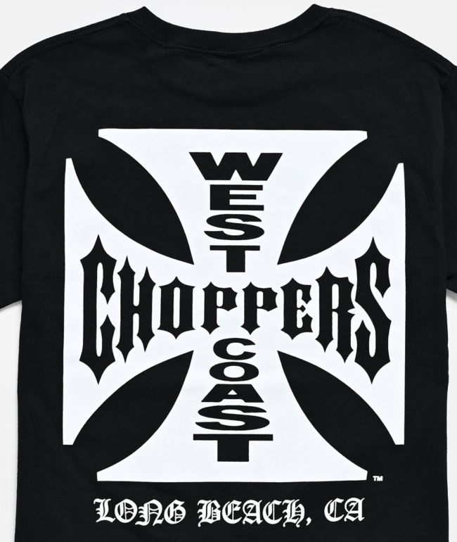 West Coast Choppers Kids Flat Logo Black T-Shirt - thumbnail 3