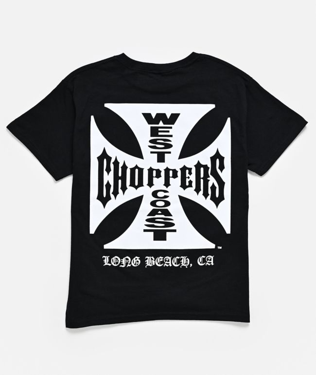 West Coast Choppers Kids Flat Logo Black T-Shirt