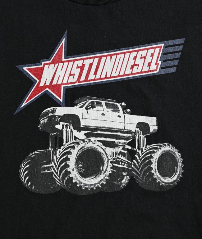 WhistlinDiesel Kids Monstermax Black T-Shirt - thumbnail 3