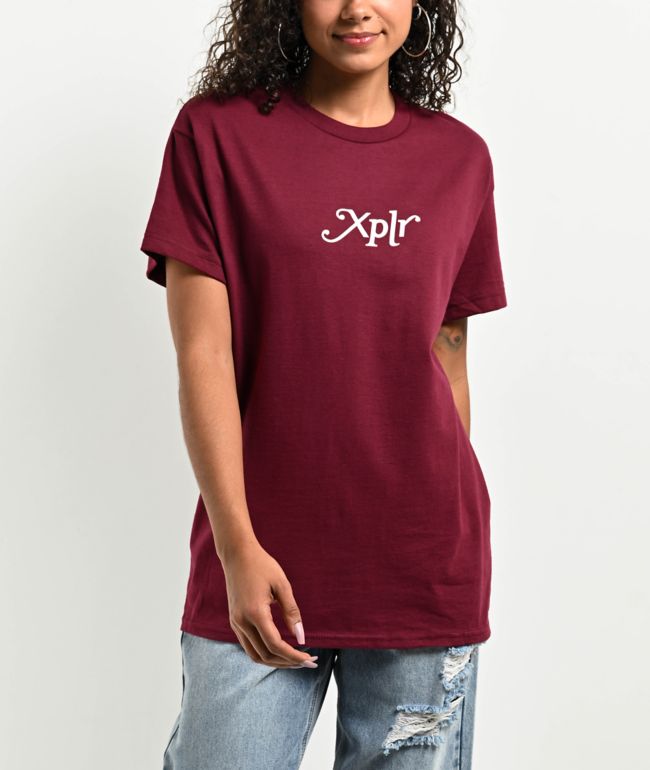 XPLR Core Maroon T-Shirt - thumbnail 2