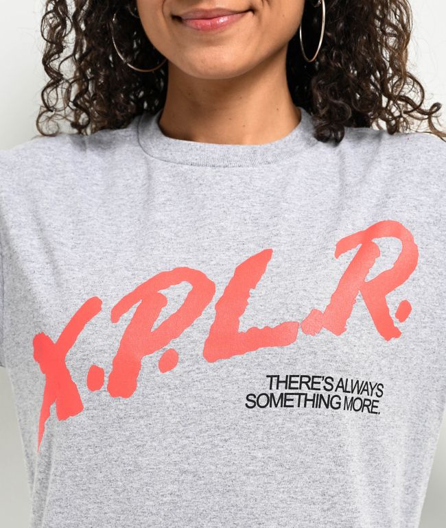 XPLR Dare Grey Long Sleeve T-Shirt - thumbnail 3