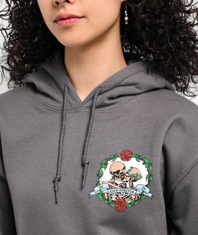 XPLR Deadly Love Charcoal Hoodie - thumbnail 3