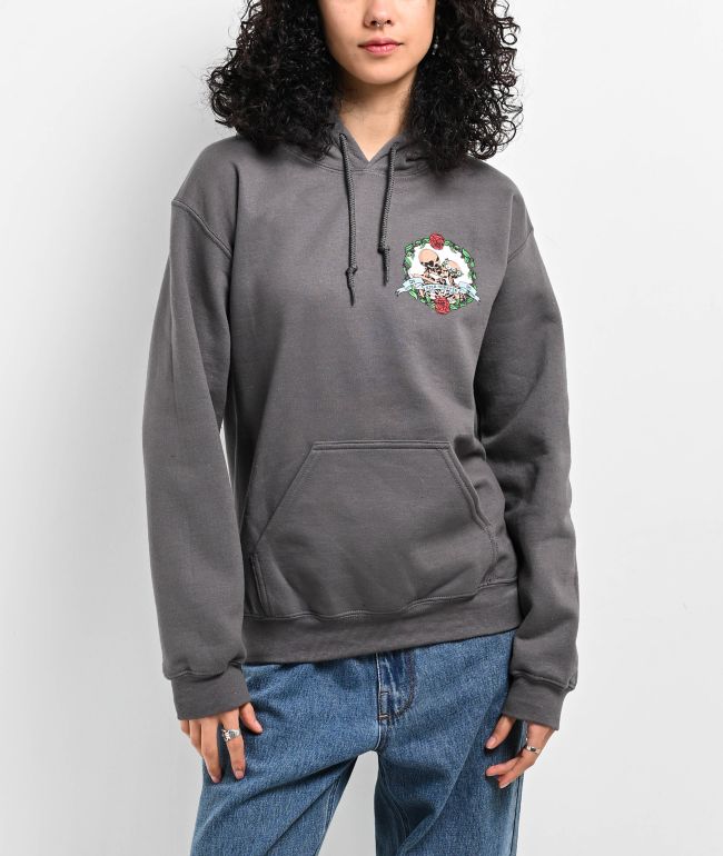 XPLR Deadly Love Charcoal Hoodie - thumbnail 2