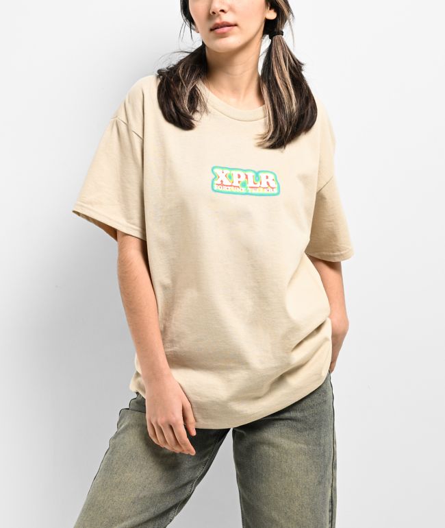 XPLR Fortune Teller Sand T-Shirt - thumbnail 2