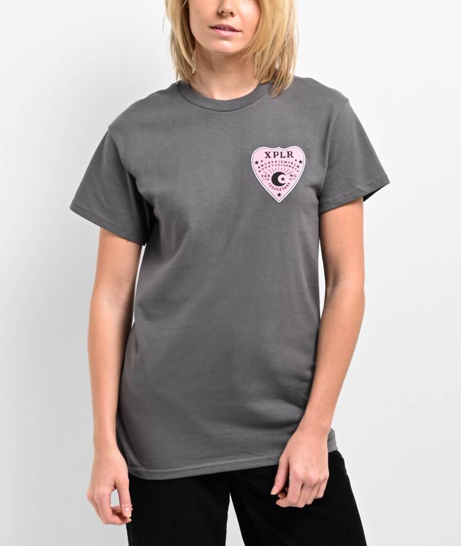 XPLR Planchette Board Charcoal T-Shirt - thumbnail 2