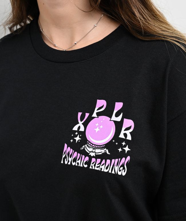 XPLR Psychic Readings Black T-Shirt - thumbnail 3