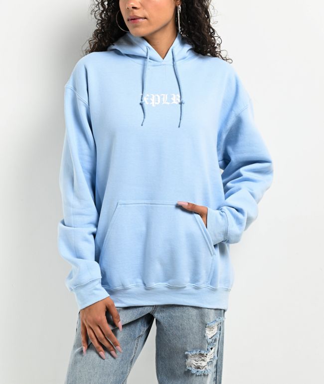 XPLR Rose Pentagram Blue Hoodie - thumbnail 2