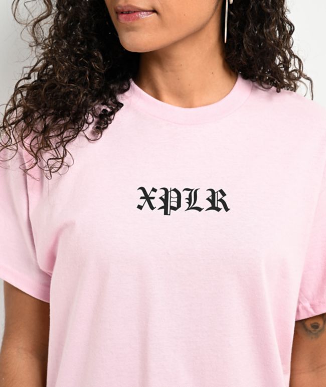 XPLR Rose Pentagram Pink T-Shirt - thumbnail 3