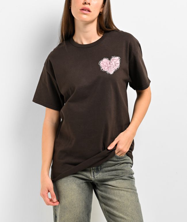 XPLR Webheart Brown T-Shirt - thumbnail 2