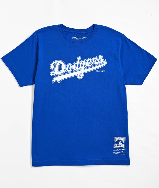 Mitchell & Ness Kids Los Angeles Dodgers Blue T-Shirt - thumbnail 4