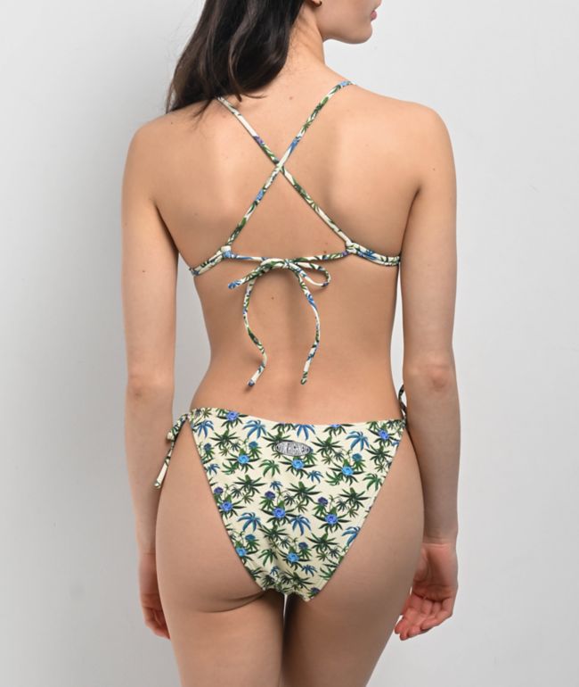 Your Highness Blue Dream High Leg Bikini Bottom - thumbnail 2