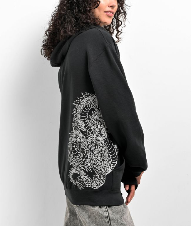 Your Highness Dragonfly Black Zip Hoodie - thumbnail 3