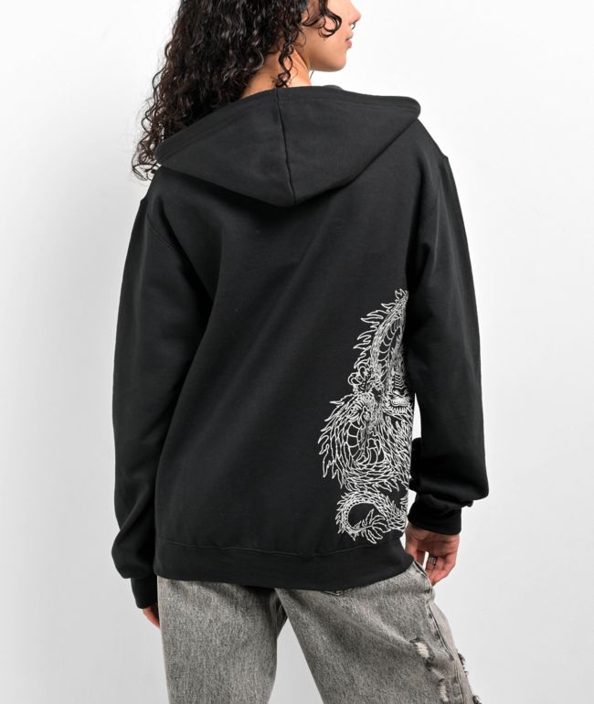 Your Highness Dragonfly Black Zip Hoodie - thumbnail 2