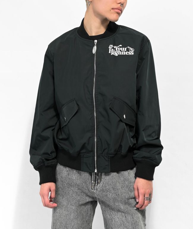 Your Highness Fairy Dream Black Bomber Jacket - thumbnail 2