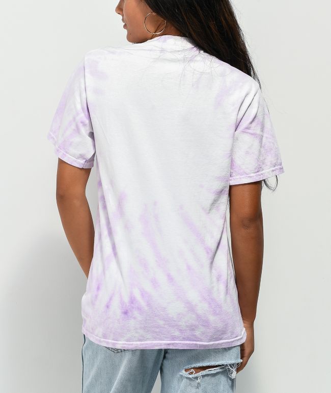 Your Highness Head In The Clouds Violet Tie Dye T-Shirt - thumbnail 2
