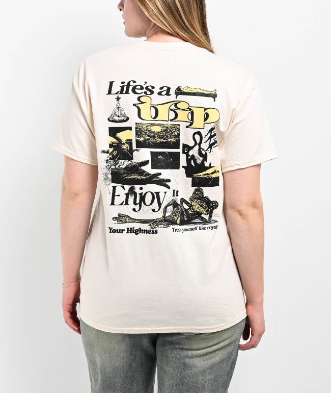 Your Highness Loungin Beige T-Shirt