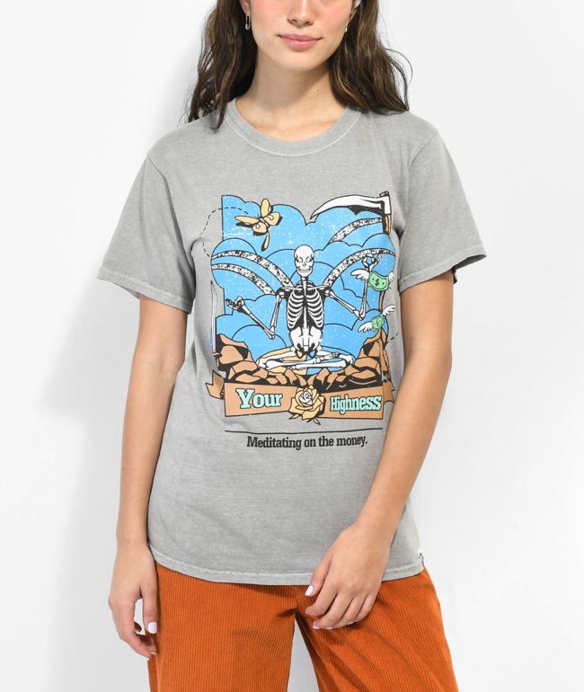Your Highness Meditating Grey T-Shirt
