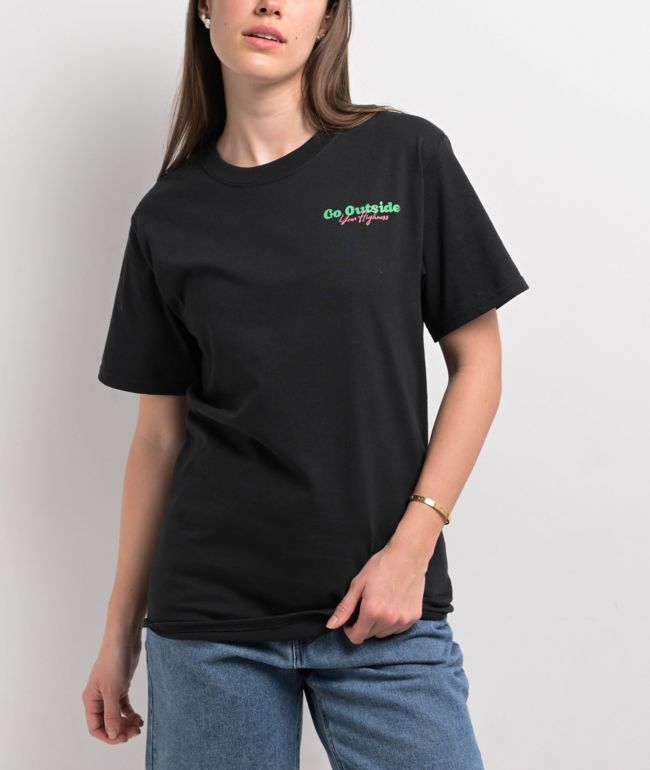 Your Highness Natures Throne Black T-Shirt - thumbnail 2