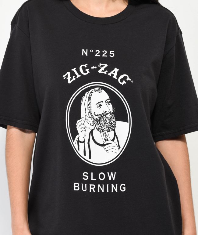 Zig-Zag Classic Black T-Shirt - thumbnail 2