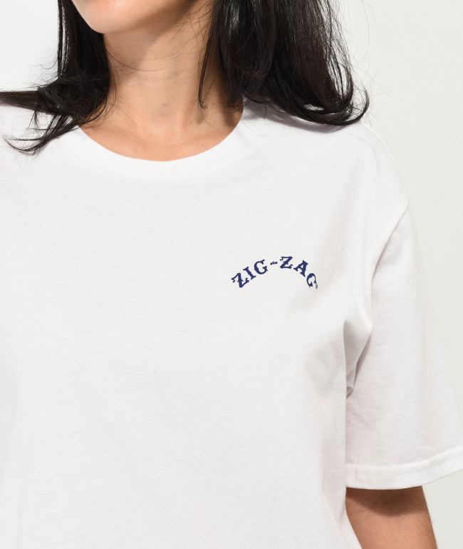 Zig-Zag Classic White T-Shirt - thumbnail 3