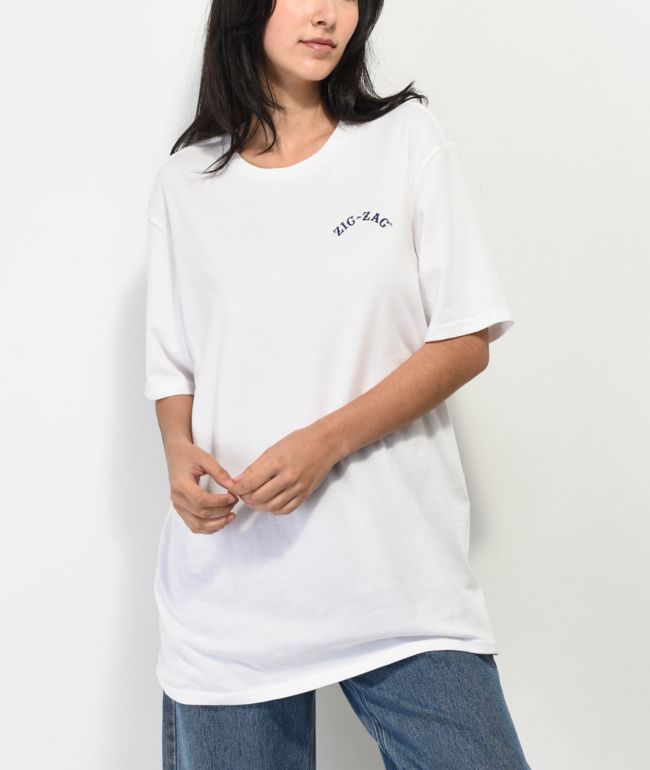 Zig-Zag Classic White T-Shirt - thumbnail 2