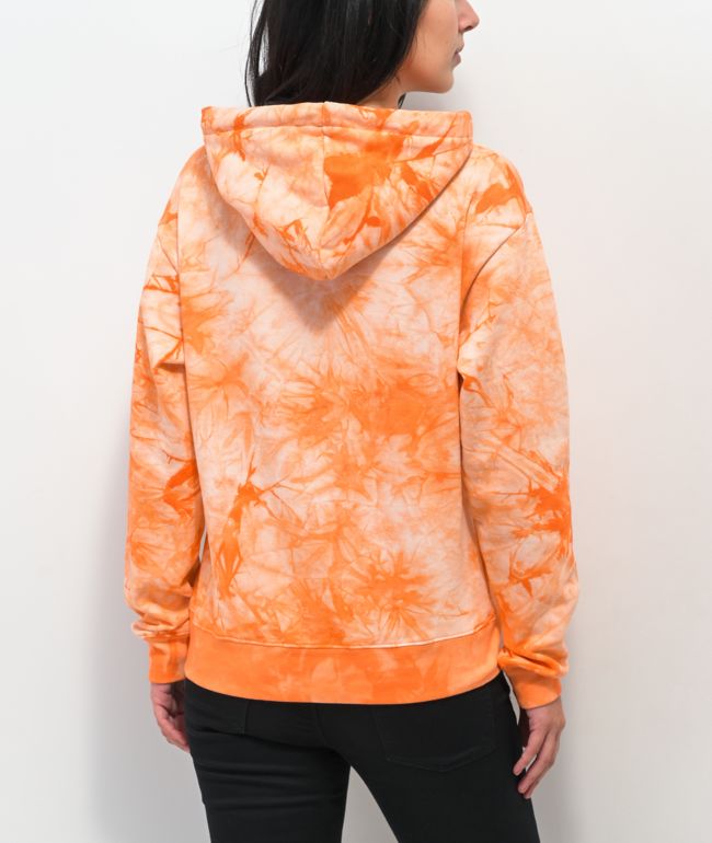 Zine Hunter Orange Wash Hoodie - thumbnail 2