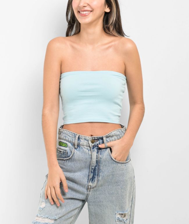 Zine Jane Blue Tube Top