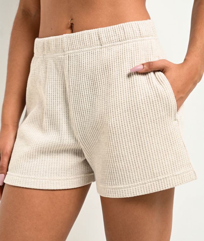 Zine Jaya Oatmeal Waffle Shorts - thumbnail 3