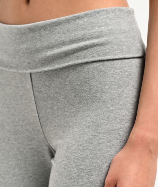 Zine Julia Grey Foldover Flare Pants - thumbnail 3