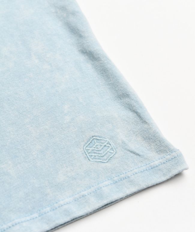 Zine Maya Blue Mineral Wash T-Shirt - thumbnail 3