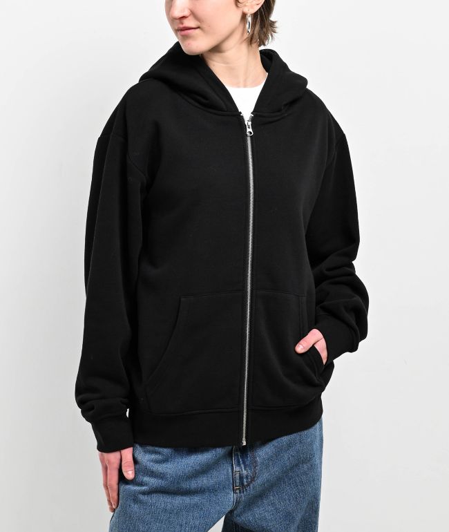 Zine Russo Black Zip Hoodie - thumbnail 3