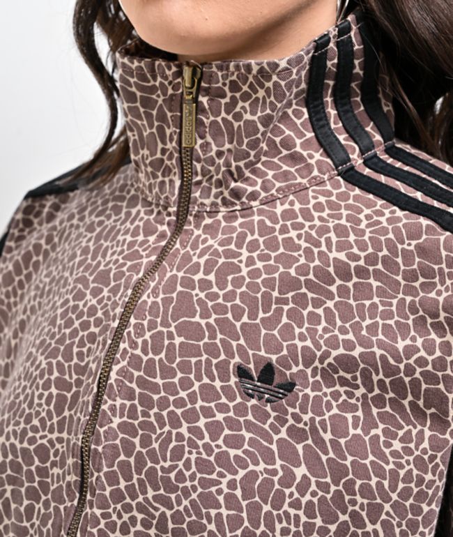 adidas Firebird Giraffe Print Jacket - thumbnail 3