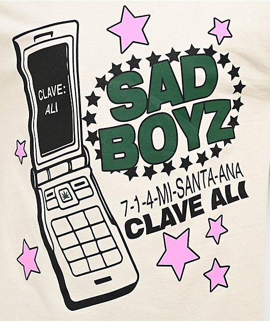 AD BOYZ by Junior H Clave Ali Cream T-Shirt | Zumiez