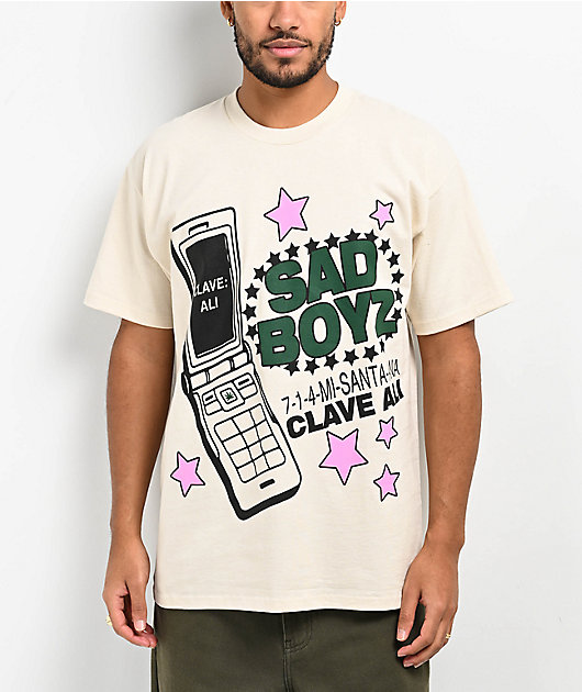 AD BOYZ by Junior H Clave Ali Cream T-Shirt | Zumiez