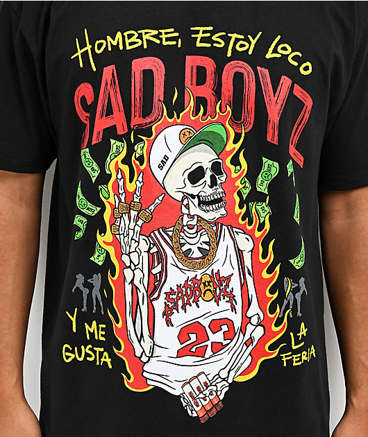 AD BOYZ by Junior H Loco Black T-Shirt | Zumiez