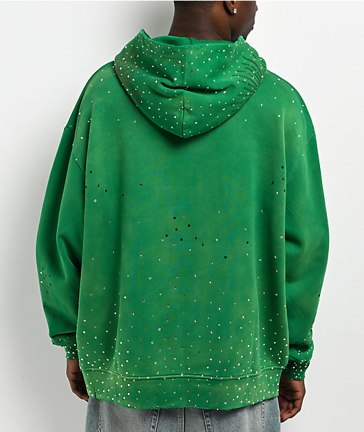 新品　yxngbratz　Medusa Hoodie Lサイズ　Green　緑 AD BOYZ x Embellish Old English Green Hoodie | Zumiez