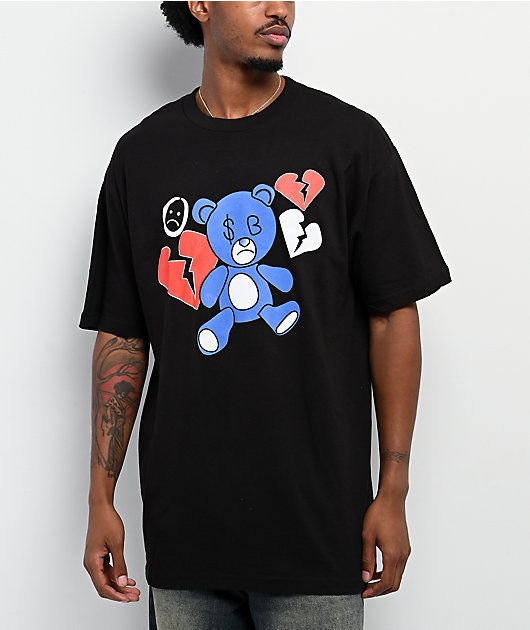 AD BOYZ by Junior H Broken Heart Club Black T-Shirt | Zumiez