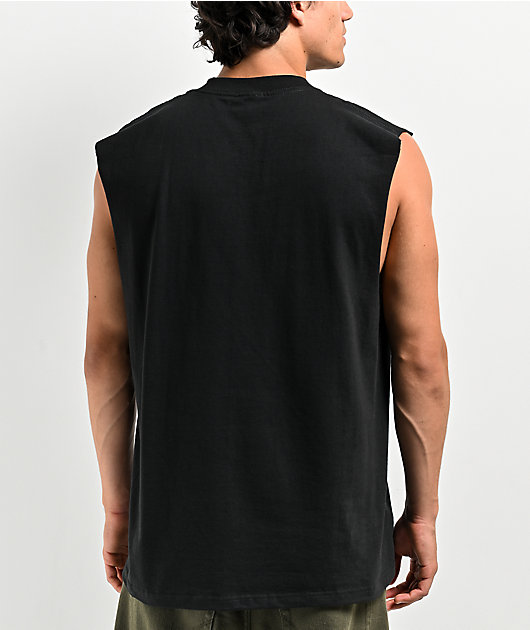 SAD BOYZ by Junior H Face Black Tank Top | Zumiez