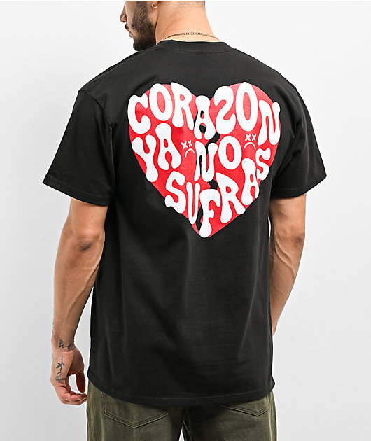 AD BOYZ by Junior H Heart Black T-Shirt | Zumiez