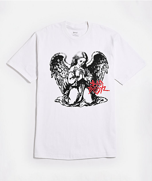 AD BOYZ by Junior H Praying Angel White T-Shirt | Zumiez